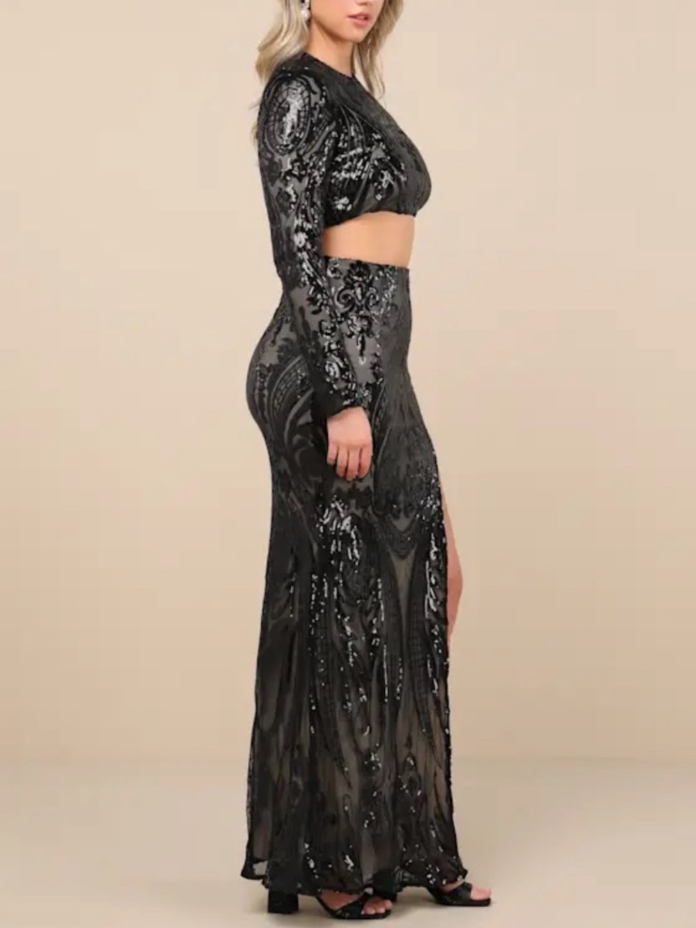 Lulus two piece skirt set